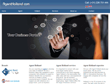 Tablet Screenshot of agentholland.com